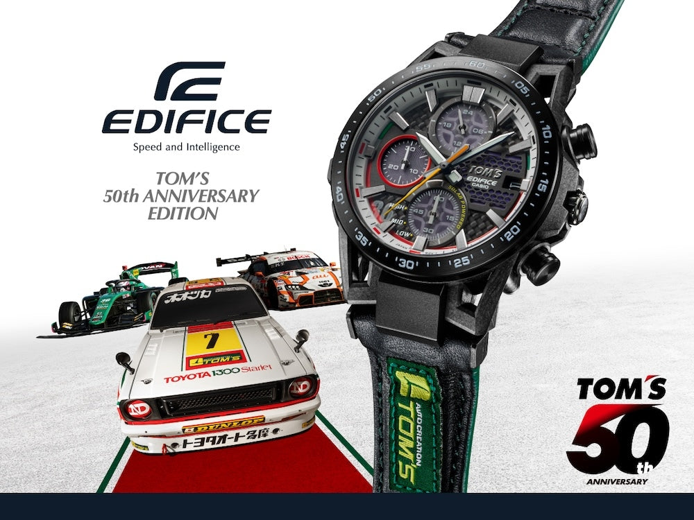 Tom's 50th Anniversary Model] TOM'S x EDIFICE Collaboration Watch