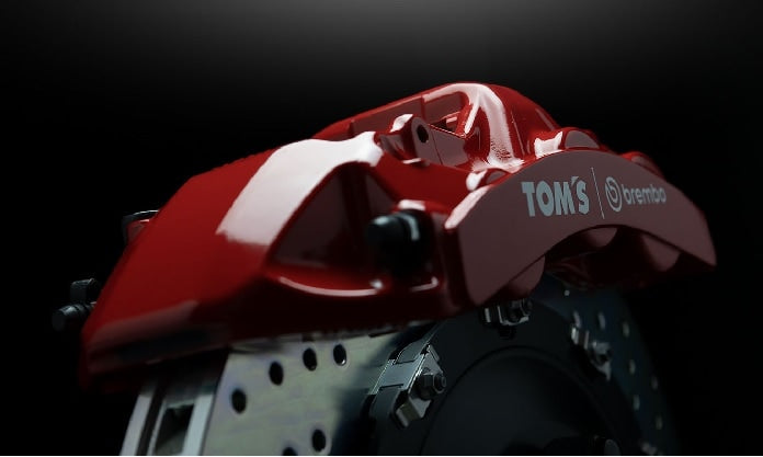 [Brembo x TOM'S] Monoblock GT caliper rear