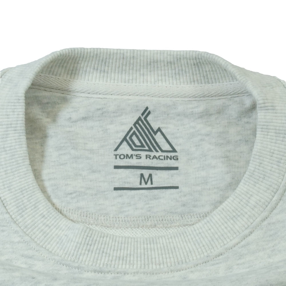"TOM'S RACING" Crewneck Sweatshirt (Gray)