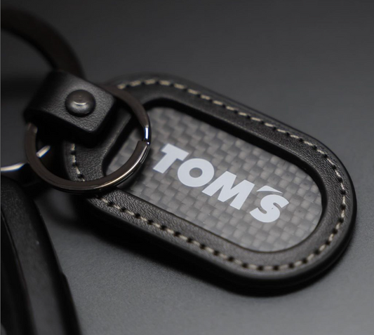 Carbon Leather Keychain