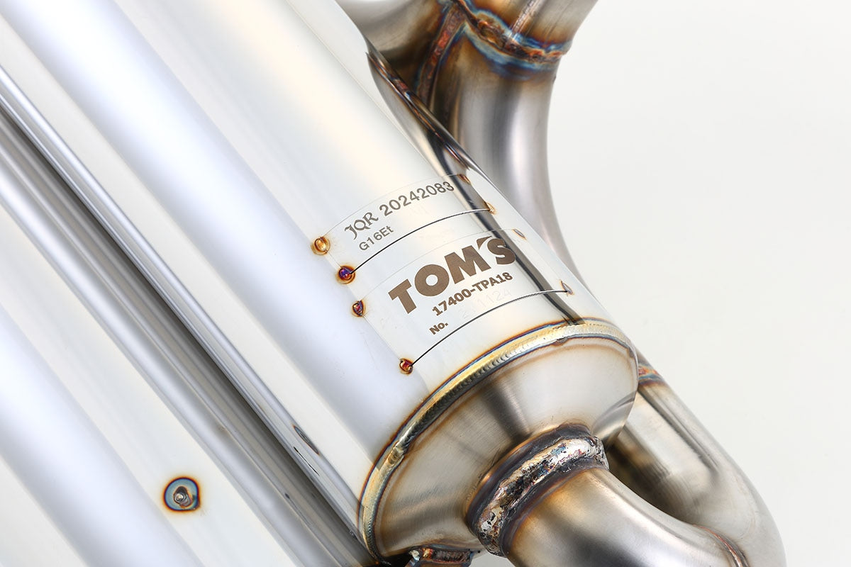 [GR Yaris Gen2] Exhaust system Tom's Barrel [for 6MT/GR-DAT]